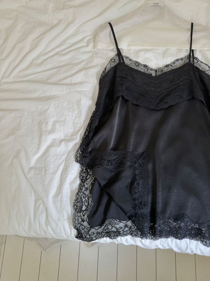 MARE韓國直郵實拍女士新品26春夏推薦人氣26夏季吊帶背心蕾絲MARE吊帶/背心