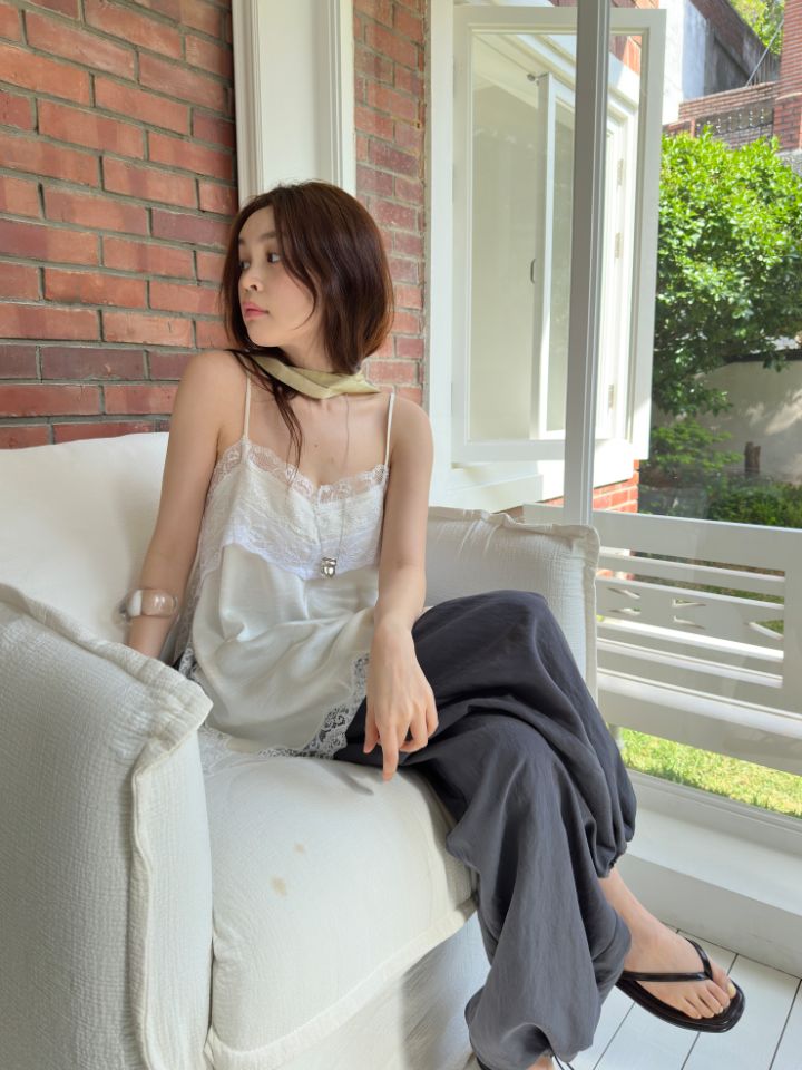 MARE韓國直郵實拍女士新品26春夏推薦人氣26夏季吊帶背心蕾絲MARE吊帶/背心