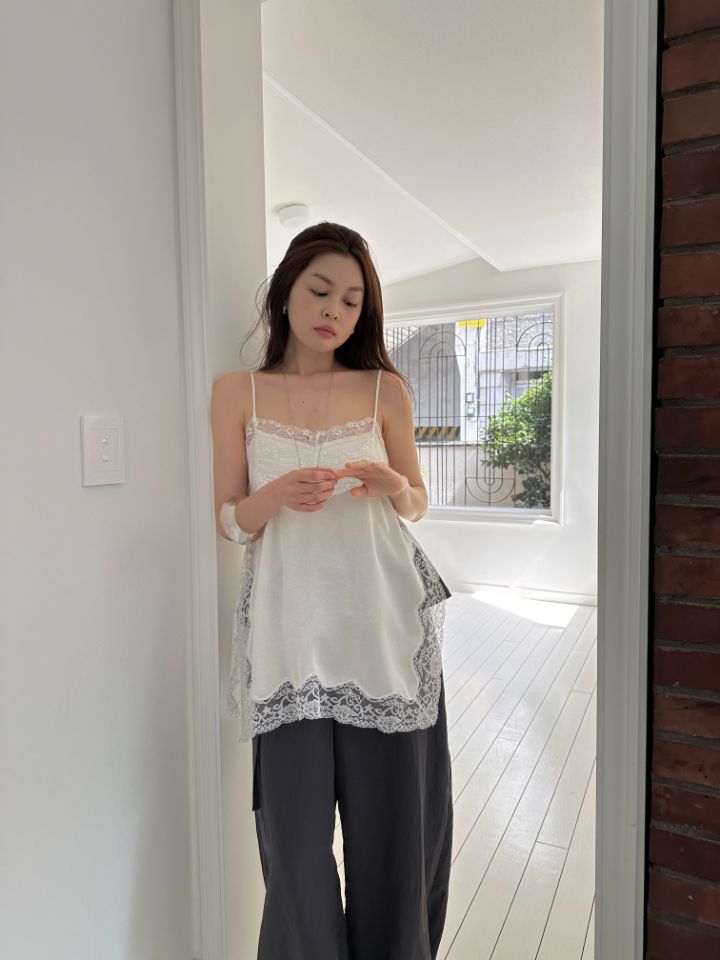 MARE韓國直郵實拍女士新品26春夏推薦人氣26夏季吊帶背心蕾絲MARE吊帶/背心