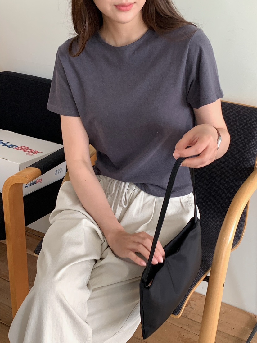BLEECKER韓國直郵女士新品休閑26夏季26春夏職業人氣T恤亞麻BLEECKERT恤