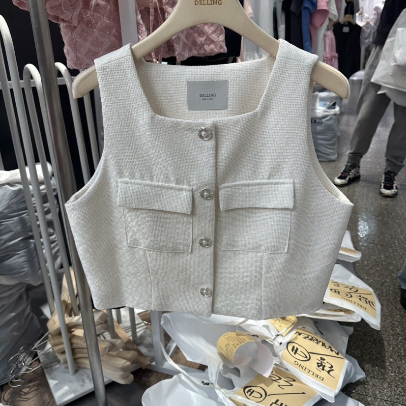 DELLING韓國直郵女裝新品26夏季熱賣人氣職業推薦時尚馬甲DELLING馬甲圖色2