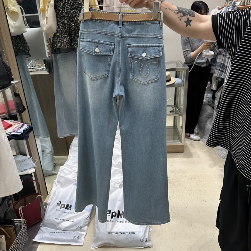 MELO韓國直郵女裝新品職業26春夏休閑時尚人氣休閑褲含腰帶MELO休閑褲