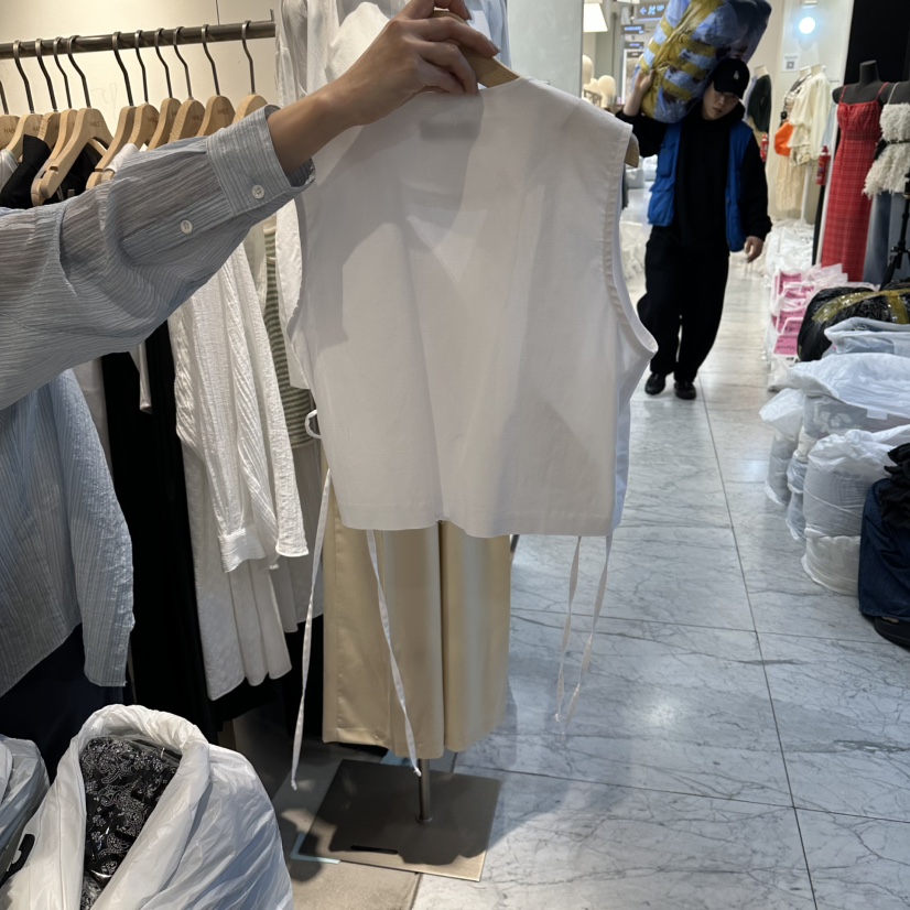 HABLE韓國直郵實拍女裝新款26夏季時尚人氣推薦馬甲不含內搭HABLE馬甲