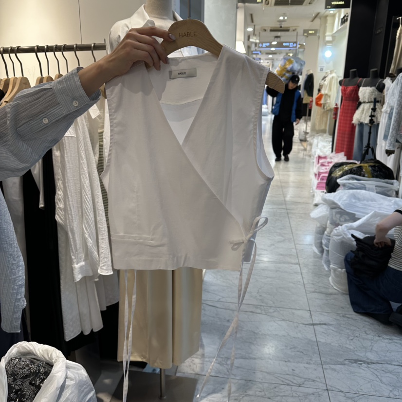 HABLE韓國直郵實拍女裝新款26夏季時尚人氣推薦馬甲不含內搭HABLE馬甲圖色1