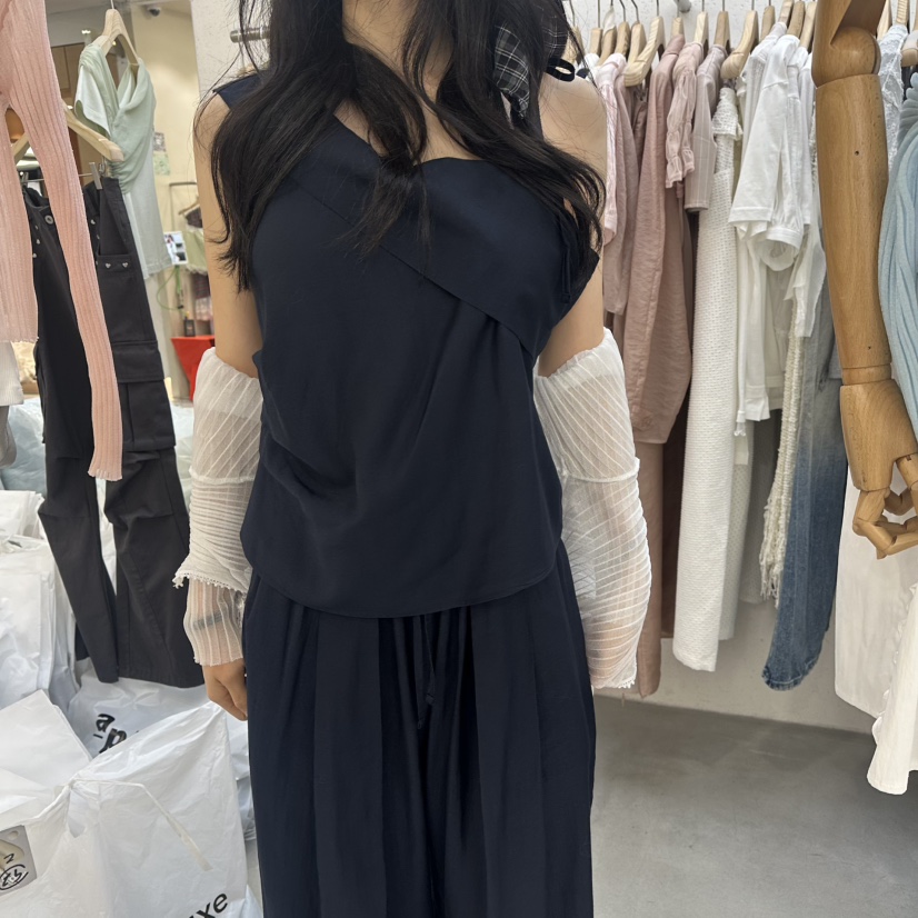 FOUNDATION韓國東大門直郵女裝新品26夏季26春夏吊帶背心FOUNDATION吊帶/背心圖色2