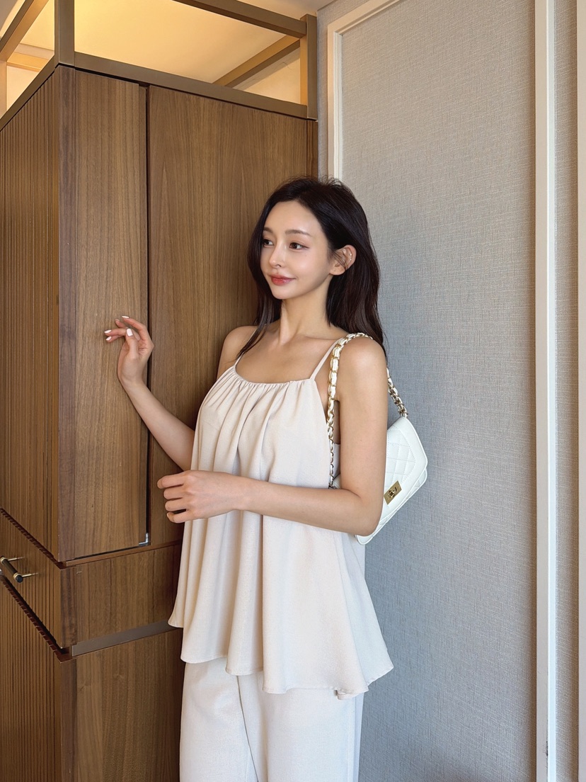 CLOTH韓國東大門直郵女士新品休閑推薦熱賣職業26夏季吊帶背心CLOTH吊帶/背心