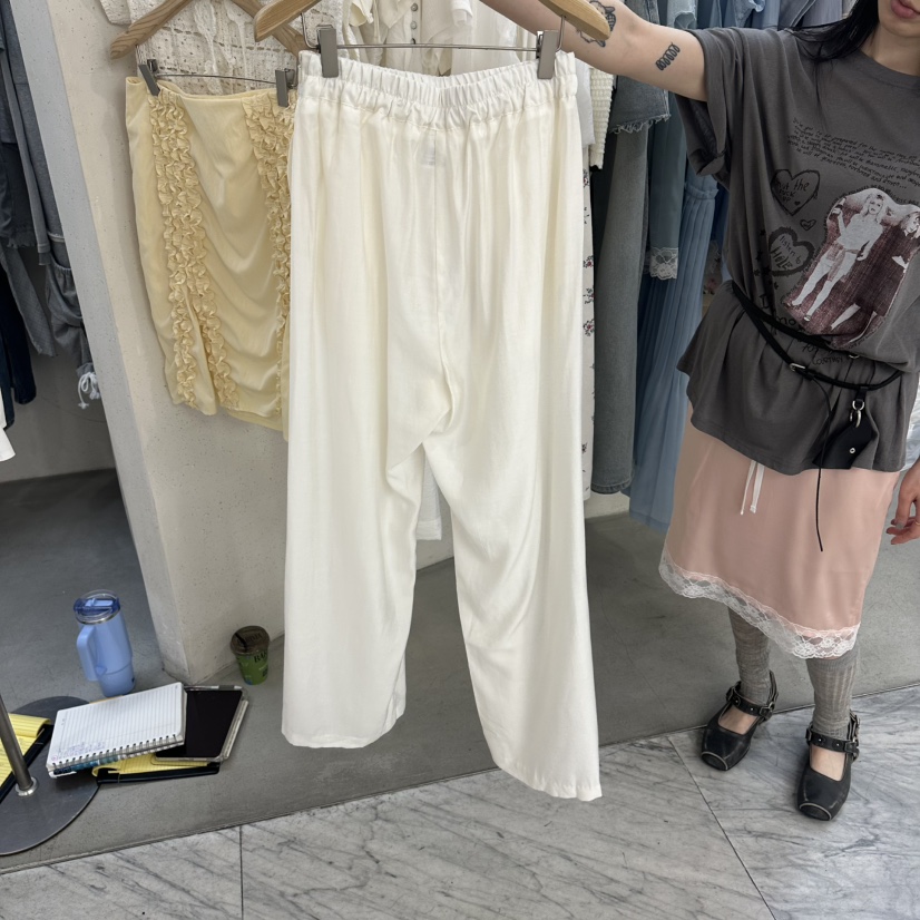 FOUNDATION韓國東大門代購女士新品熱賣人氣時尚26春夏休閑褲FOUNDATION休閑褲