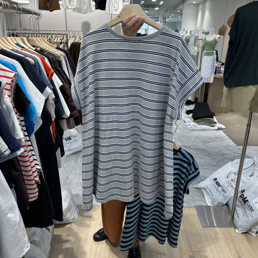 REVE-L韓國直郵實拍女裝新品時尚26夏季休閑人氣推薦T恤REVE-LT恤