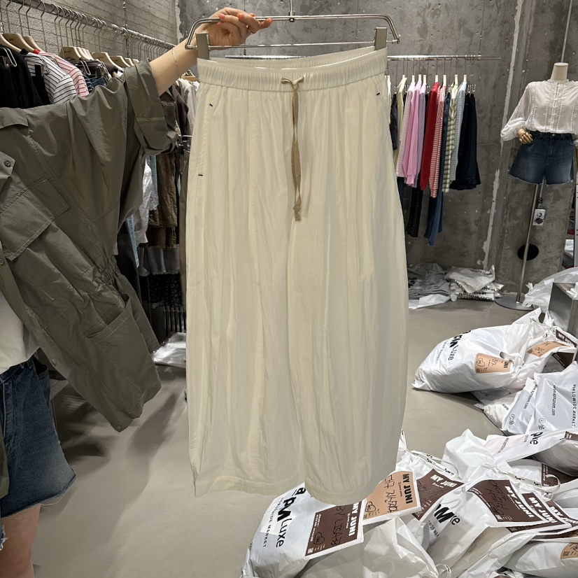 JUNI韓國代購女裝新品推薦休閑26夏季人氣職業時尚休閑褲my juni休閑褲圖色2