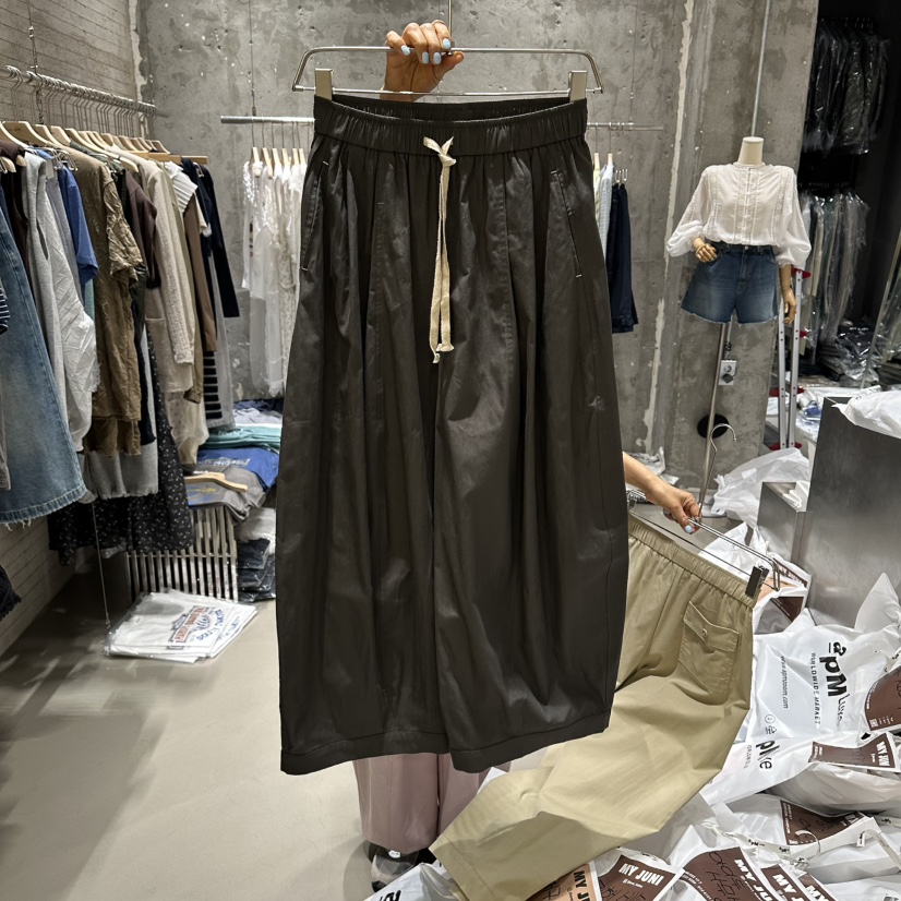 JUNI韓國代購女裝新品推薦休閑26夏季人氣職業時尚休閑褲my juni休閑褲圖色3