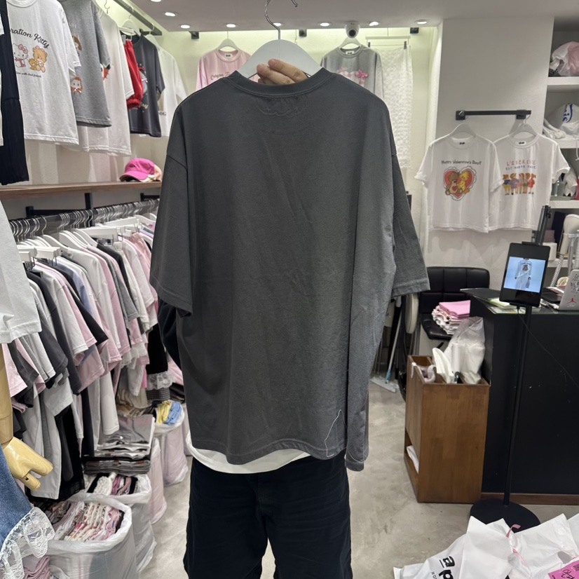 EVE韓國直郵女裝新品時尚26夏季熱賣休閑26春夏職業人氣T恤EVET恤