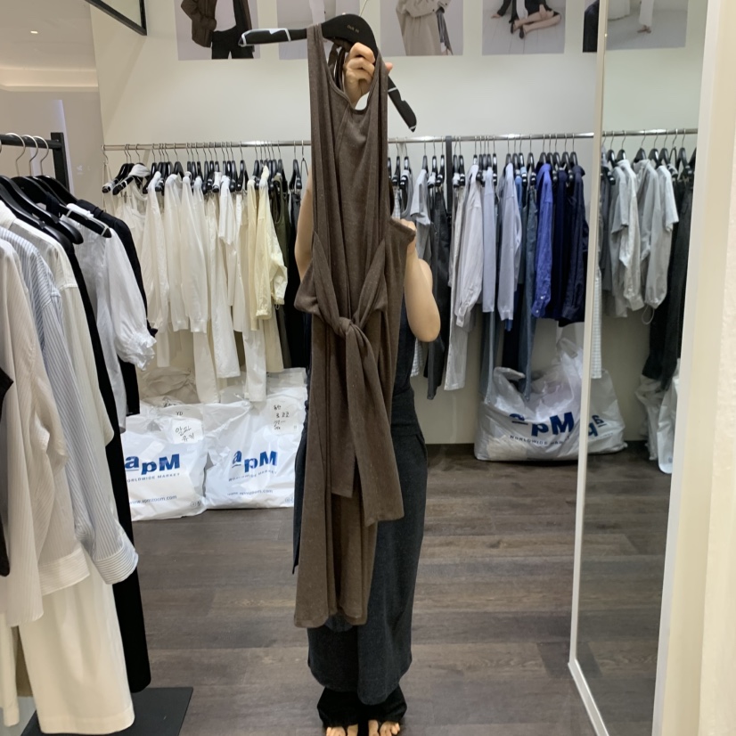 OURIN/THIS IS韓國直郵女裝新款熱賣休閑連衣裙不含內搭OURIN/THIS IS連衣裙圖色2