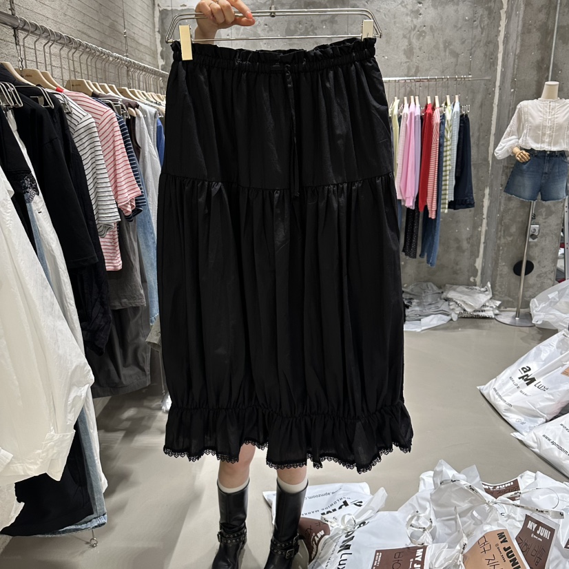 JUNI韓國直郵女士新款熱賣推薦人氣職業26春夏半身裙中短裙my juni半身裙/中短裙圖色2