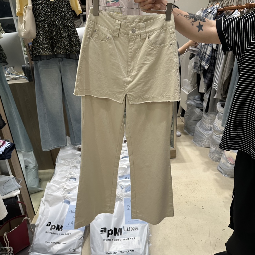 MELO韓國直郵實拍女裝新品職業26春夏時尚休閑推薦人氣裙褲MELO裙褲圖色2