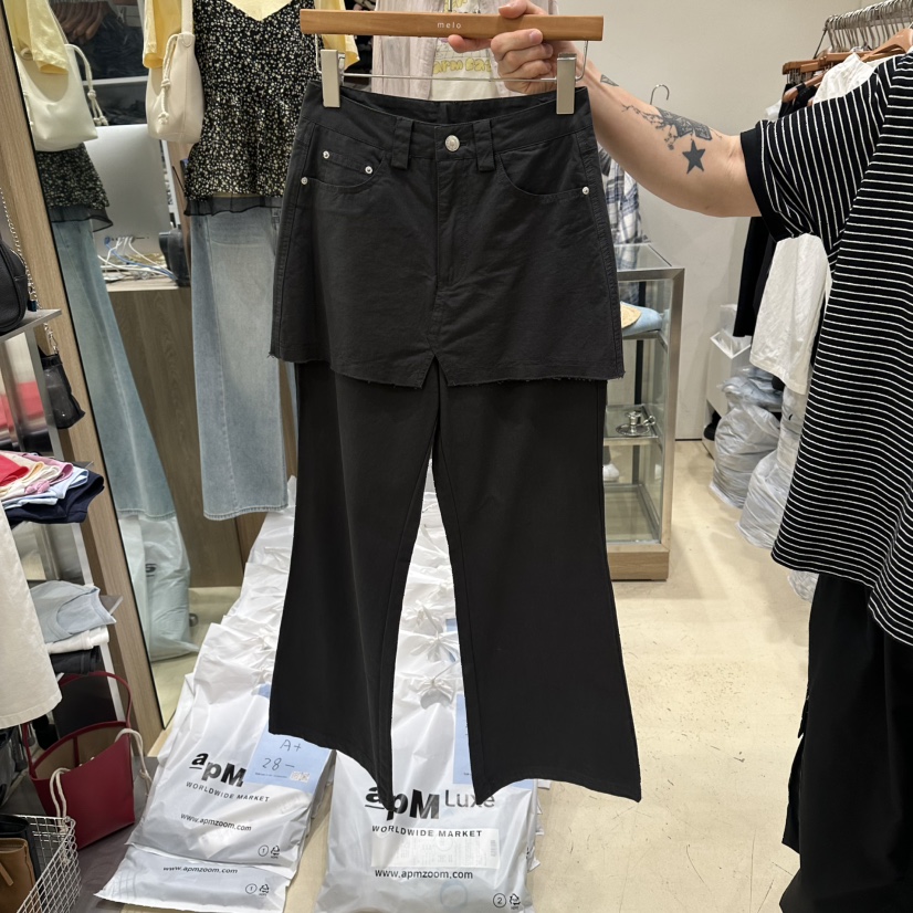 MELO韓國直郵實拍女裝新品職業26春夏時尚休閑推薦人氣裙褲MELO裙褲圖色3