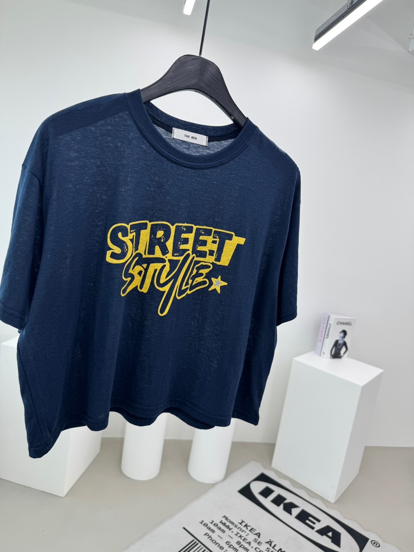 RED-A韓國直郵女士新品人氣26春夏熱賣推薦休閑時尚26夏季T恤RED-AT恤圖色5
