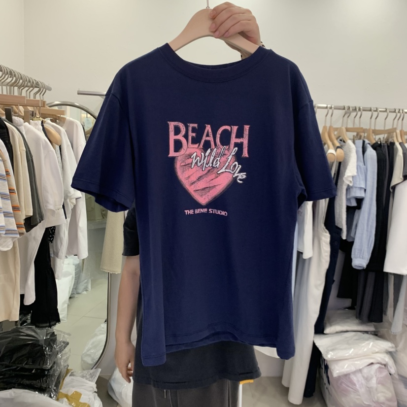 LELEN韓國東大門直郵女裝新品26夏季人氣時尚熱賣休閑T恤LELENT恤圖色3