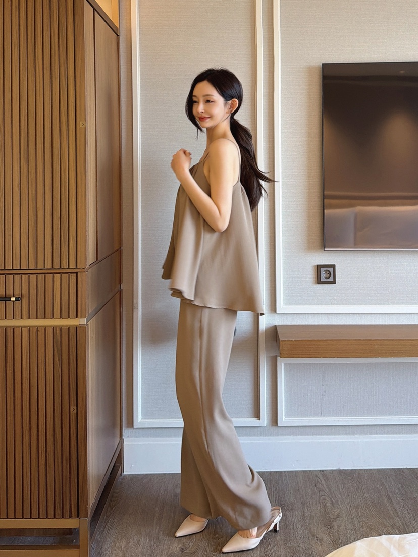CLOTH韓國東大門直郵女士新品時尚熱賣休閑26春夏26夏季休閑褲CLOTH休閑褲