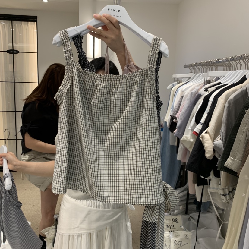 VENIR-a韓國東大門直郵女裝新品人氣職業休閑26春夏吊帶背心VENIR-a吊帶/背心圖色2