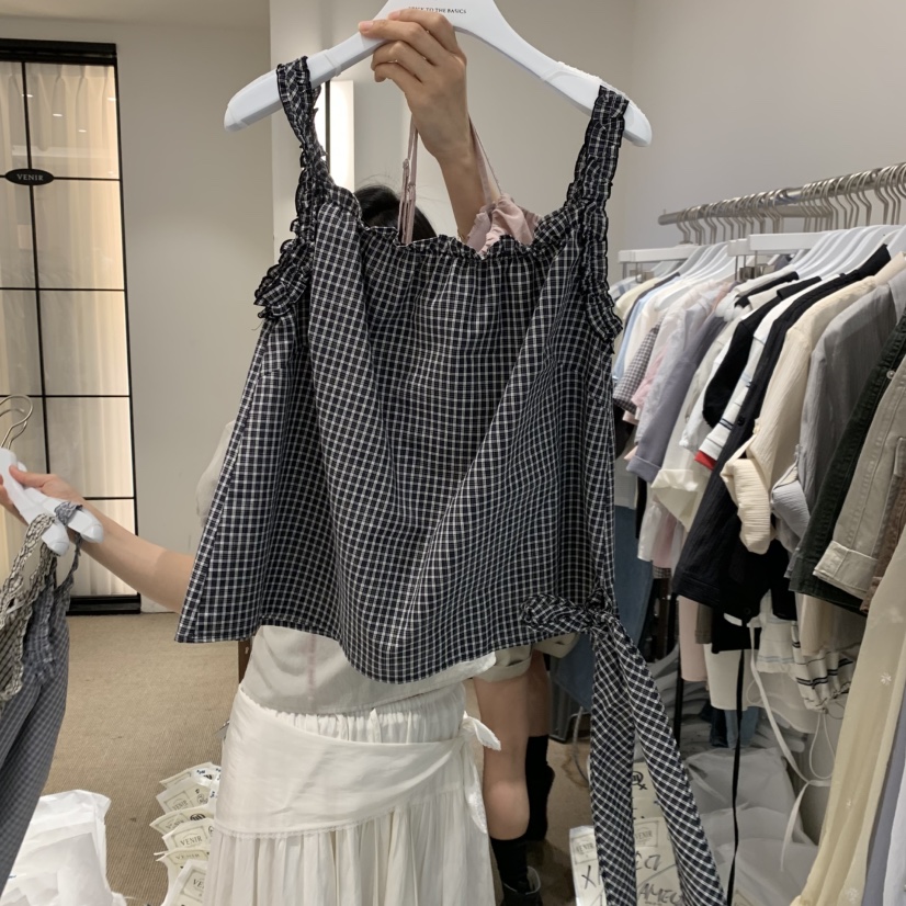 VENIR-a韓國東大門直郵女裝新品人氣職業休閑26春夏吊帶背心VENIR-a吊帶/背心圖色3