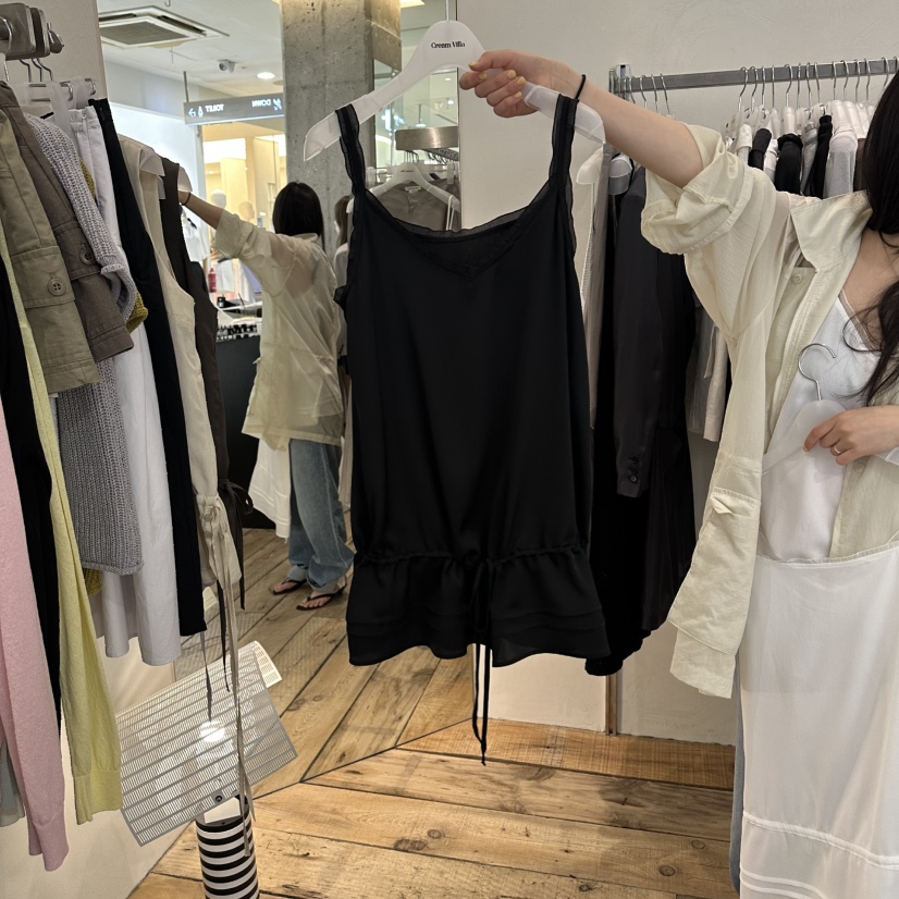 CREAM VILLA韓國代購女士新品推薦吊帶背心CREAMVILLA吊帶/背心圖色2