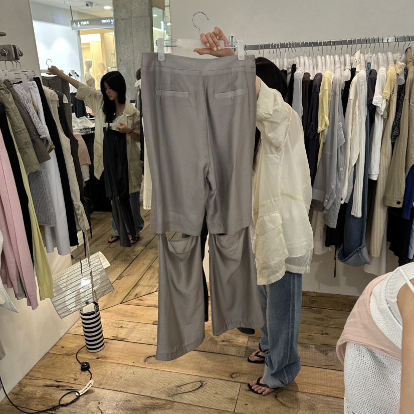 CREAM VILLA韓國直郵實拍女士新品26夏季休閑褲CREAMVILLA休閑褲