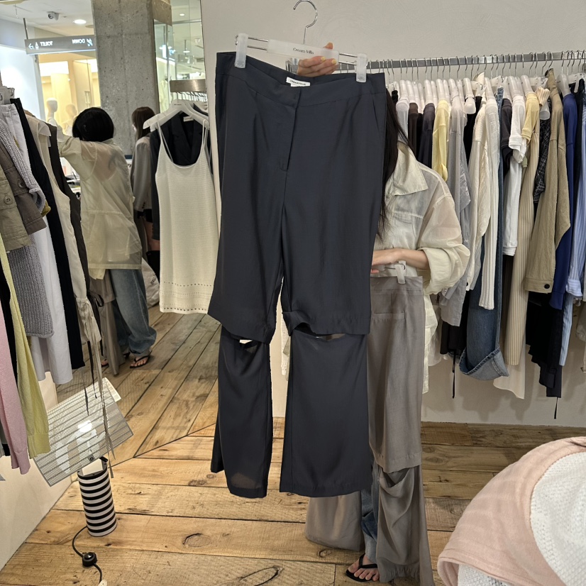 CREAM VILLA韓國直郵實拍女士新品26夏季休閑褲CREAMVILLA休閑褲圖色2