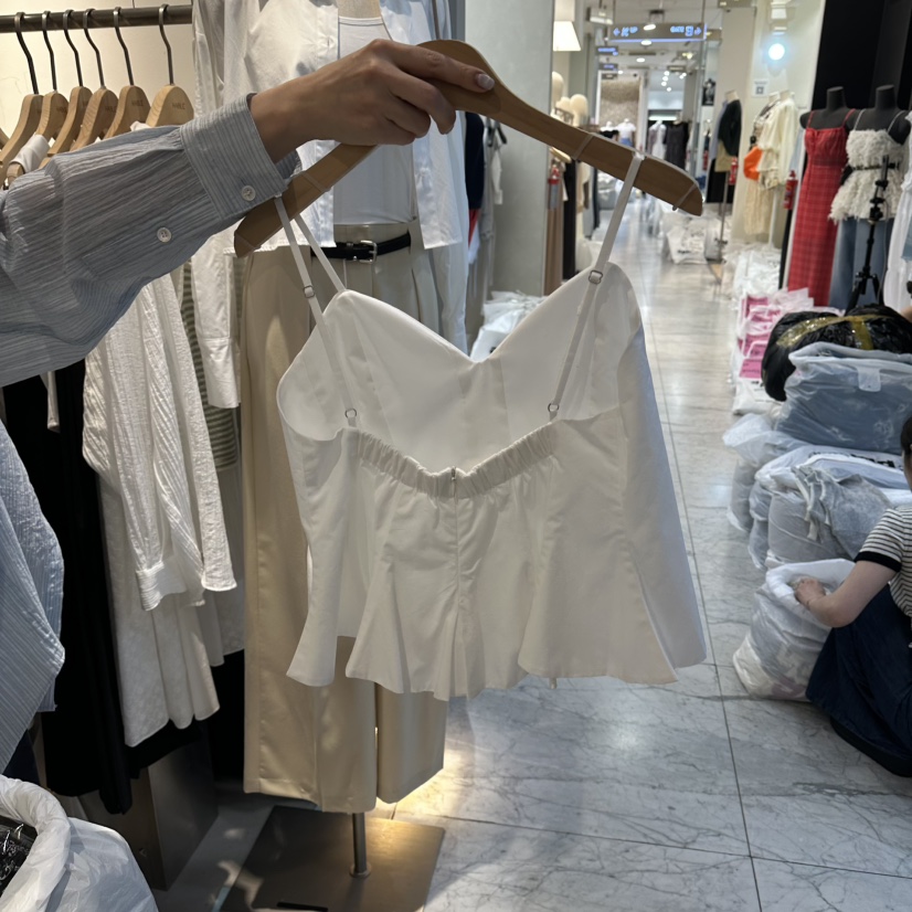 HABLE韓國東大門直郵女裝新品休閑時尚熱賣職業推薦吊帶背心HABLE吊帶/背心