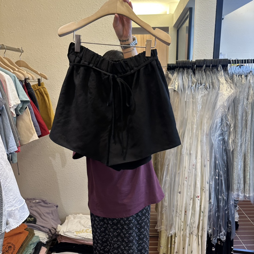 CHOI-L韓國東大門代購女裝新品時尚職業推薦短褲高腰亞麻CHOI短褲圖色5