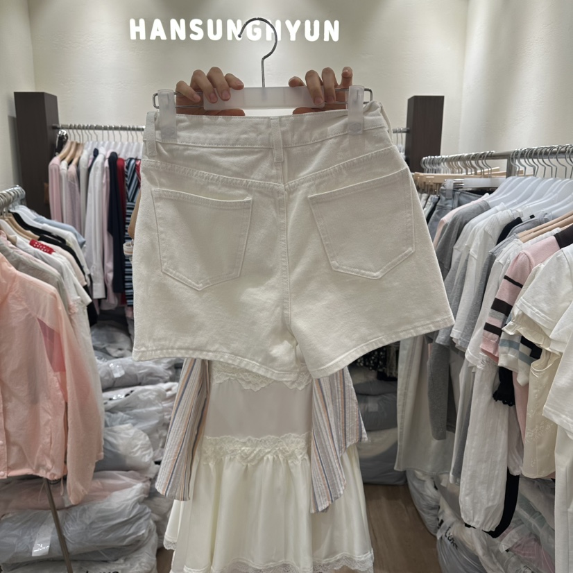 HANSUNGHYUN韓國代購女士新款時尚26春夏推薦休閑人氣短褲HANSUNGHYUN短褲