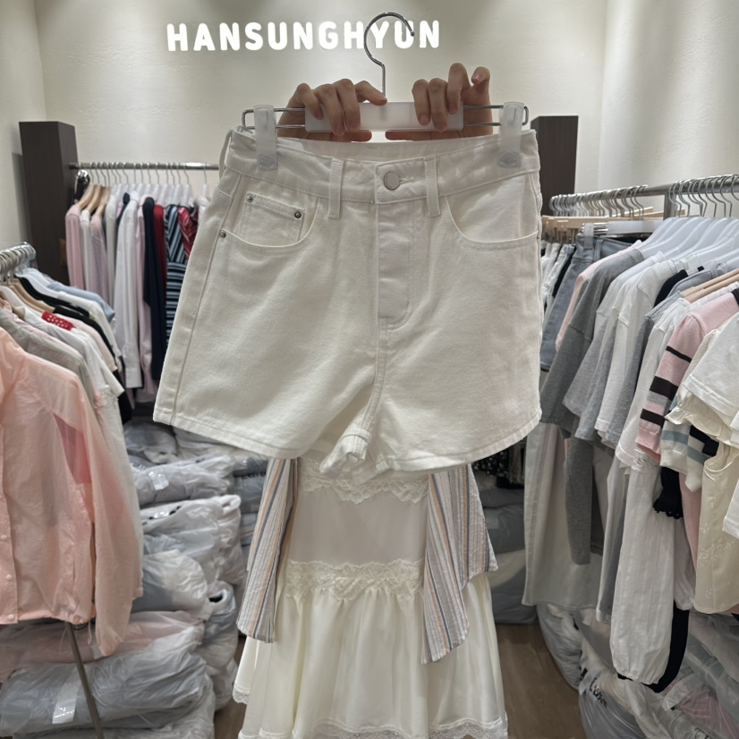 HANSUNGHYUN韓國代購女士新款時尚26春夏推薦休閑人氣短褲HANSUNGHYUN短褲圖色1