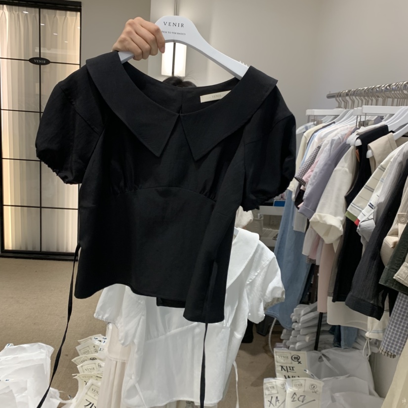 VENIR-a韓國直郵實拍女士新款熱賣休閑26春夏襯衫蕾絲衫VENIR-a襯衫/蕾絲衫圖色3