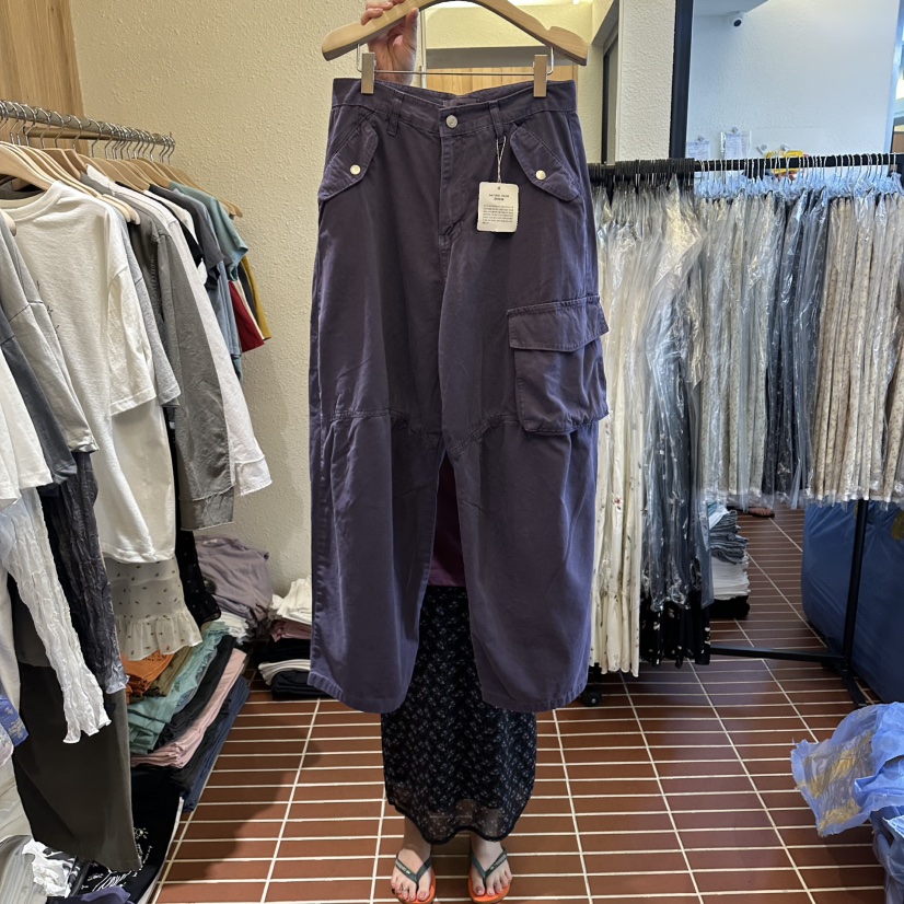 CHOI-L韓國直郵實拍女士新品推薦熱賣時尚26春夏休閑褲工裝褲CHOI休閑褲圖色2