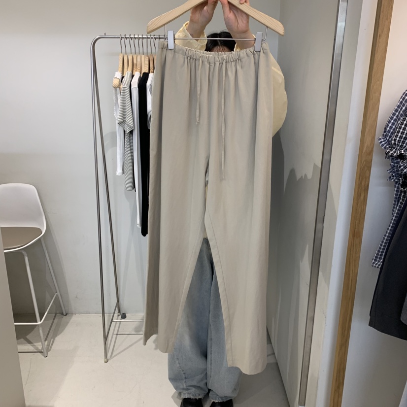 OUTRENE東大門實拍韓國女裝新款26春夏推薦26夏季時尚休閑褲OUTRENE休閑褲圖色1