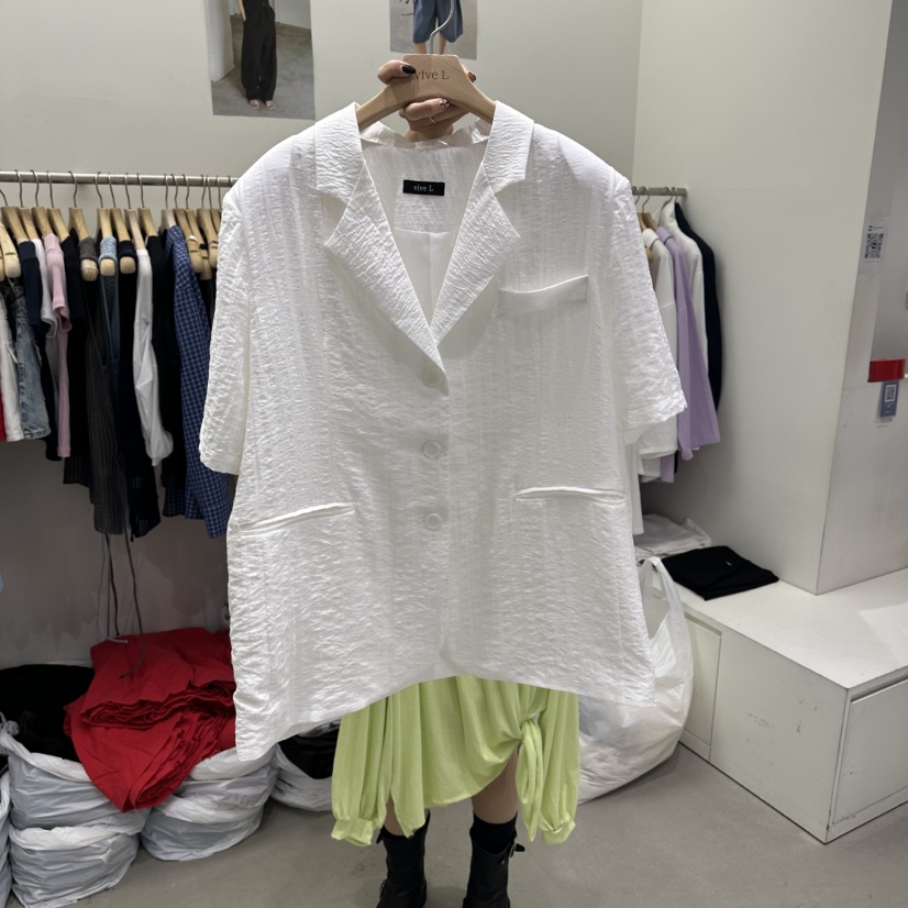 VIVEL韓國直郵女裝新品休閑26春夏時尚熱賣職業推薦人氣夾克VIVEL夾克圖色1