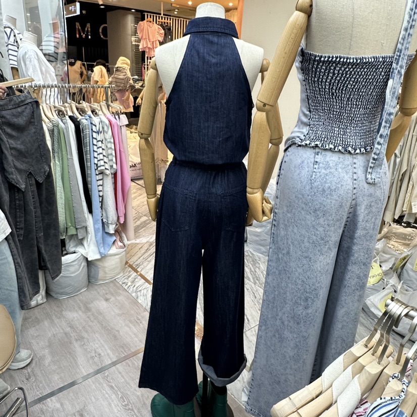 STICK WITH韓國代購女士新品推薦休閑人氣時尚熱賣連體褲STICK WITH連體褲