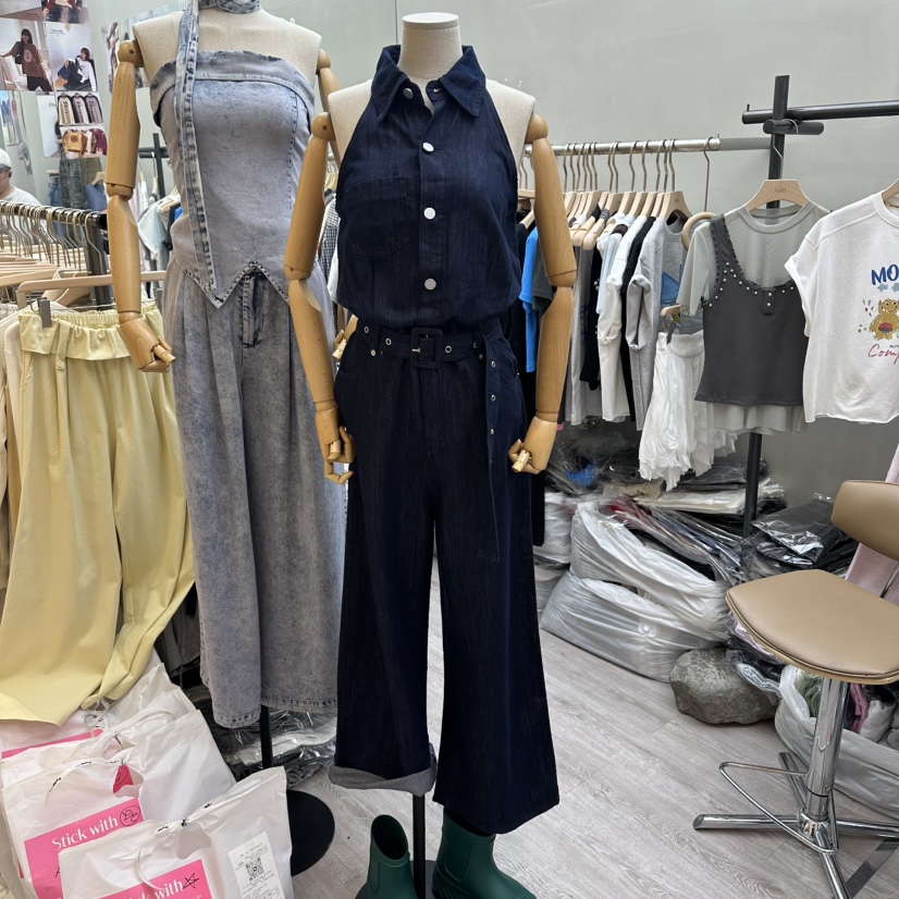 STICK WITH韓國代購女士新品推薦休閑人氣時尚熱賣連體褲STICK WITH連體褲圖色1