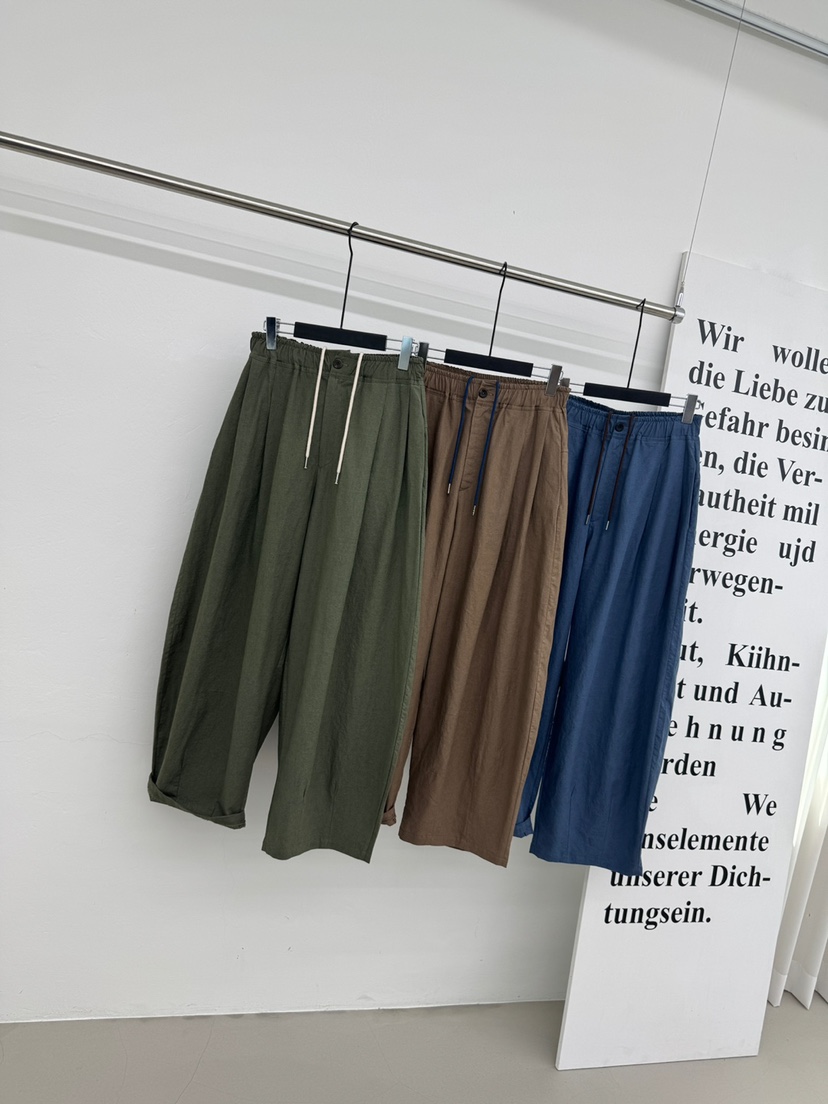 RED-A韓國東大門直郵女士新品熱賣26春夏休閑休閑褲亞麻RED-A休閑褲