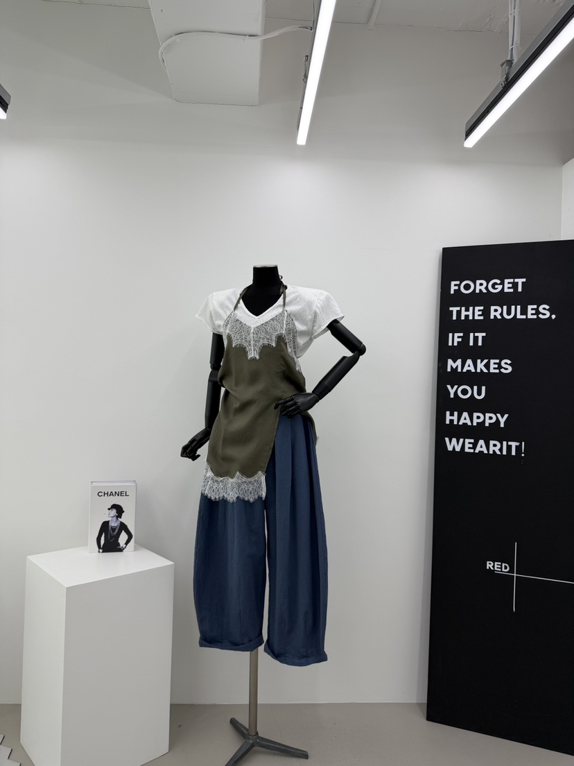 RED-A韓國東大門直郵女士新品熱賣26春夏休閑休閑褲亞麻RED-A休閑褲