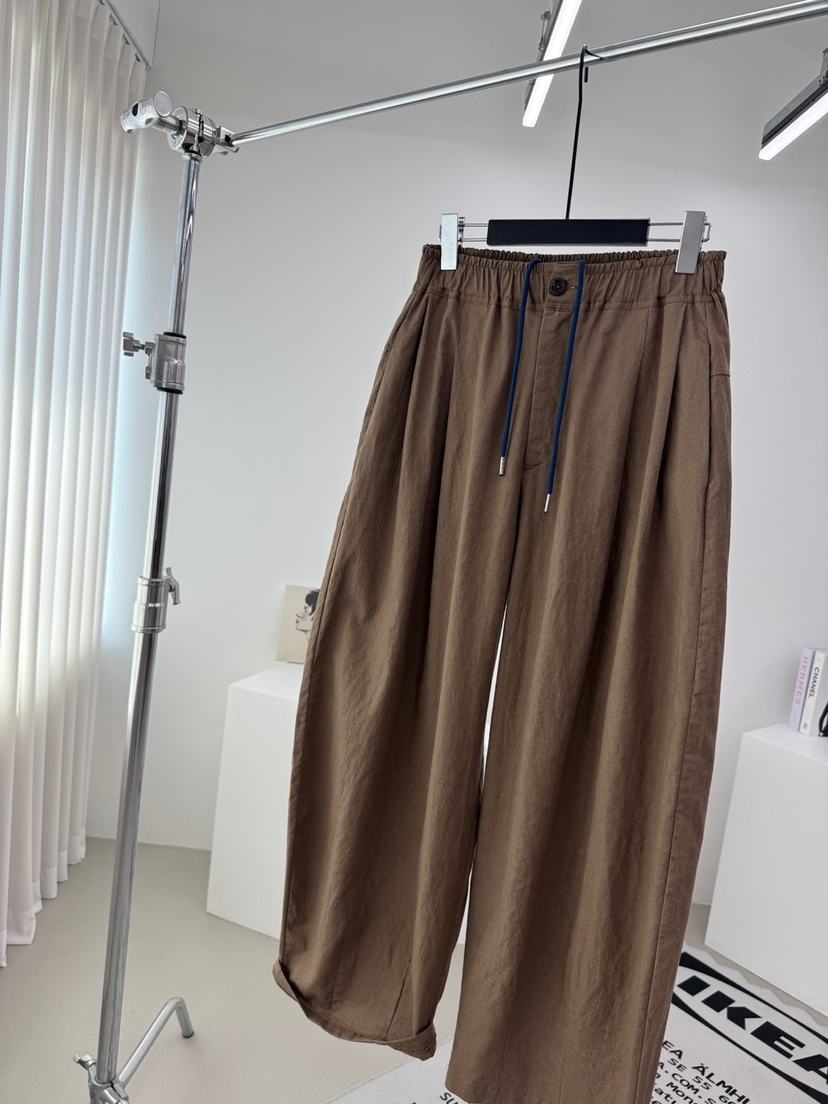 RED-A韓國東大門直郵女士新品熱賣26春夏休閑休閑褲亞麻RED-A休閑褲圖色2