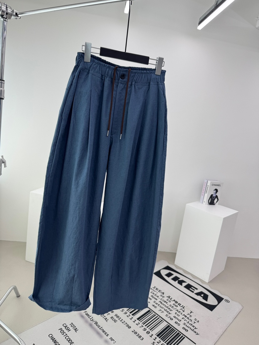 RED-A韓國東大門直郵女士新品熱賣26春夏休閑休閑褲亞麻RED-A休閑褲圖色3