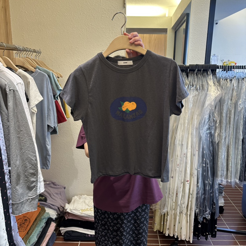 CHOI-L韓國直郵女裝新品休閑推薦職業26春夏熱賣襯衫蕾絲衫CHOI襯衫/蕾絲衫圖色2