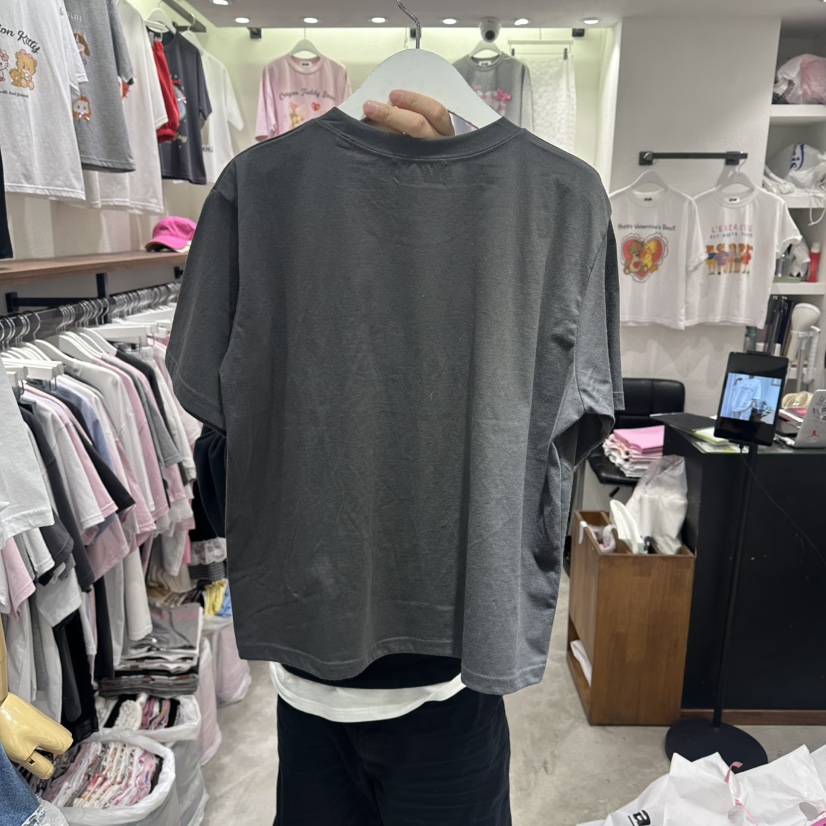 EVE韓國東大門代購女士新品人氣職業時尚26春夏熱賣T恤絲帶EVET恤