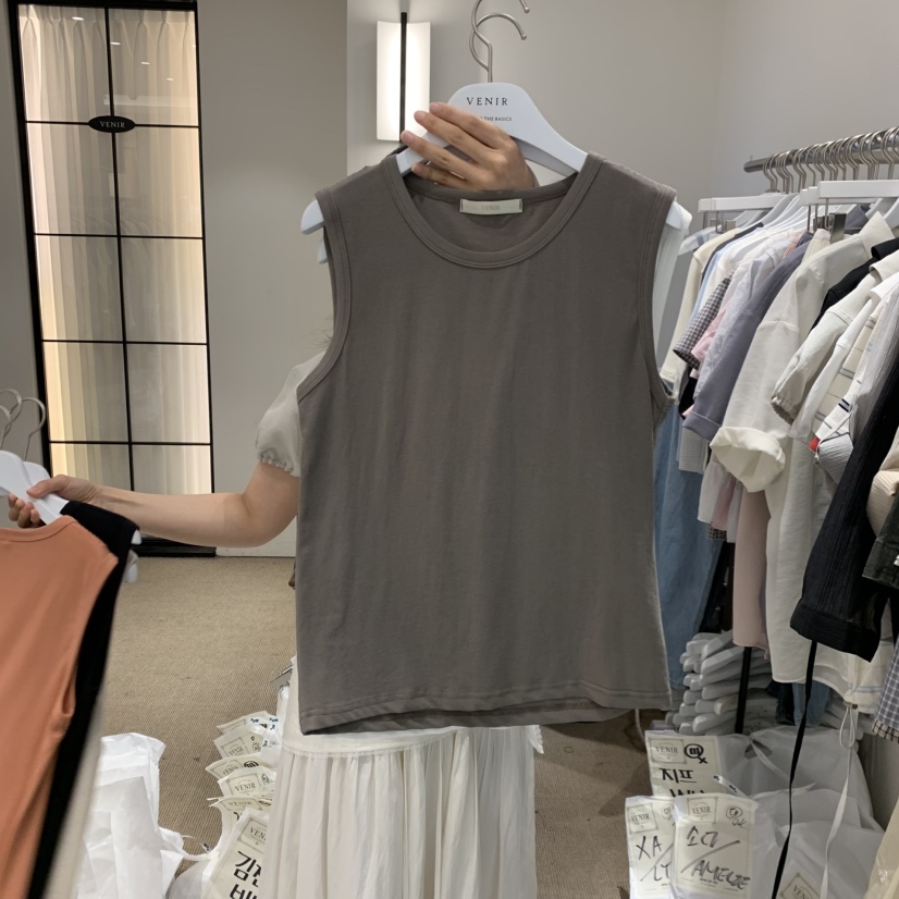 VENIR-a韓國直郵女裝新款休閑推薦26夏季時尚26春夏吊帶背心VENIR-a吊帶/背心圖色3