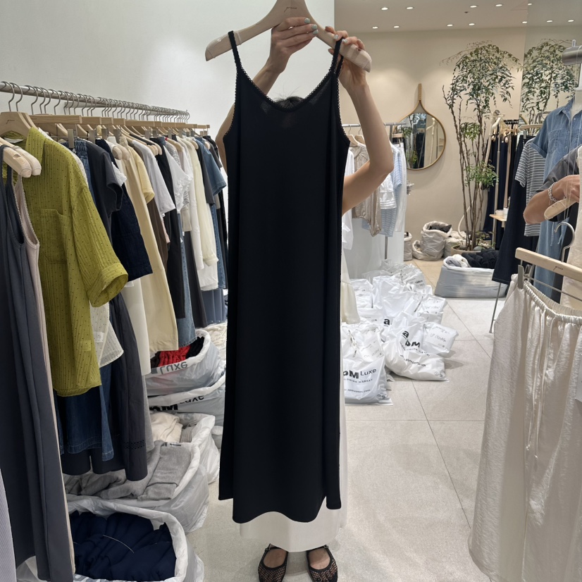 GRACIA韓國東大門代購女裝新品時尚休閑人氣熱賣26夏季連衣裙GRACIA連衣裙圖色3黑色