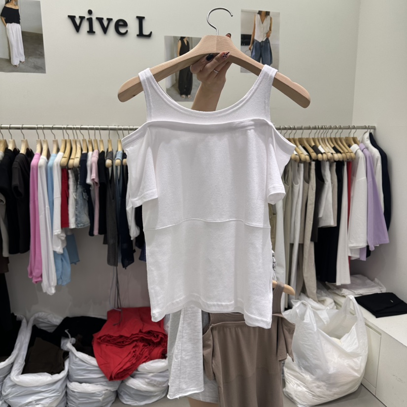 VIVEL韓國直郵女裝新款熱賣26春夏推薦休閑人氣職業吊帶背心VIVEL吊帶/背心