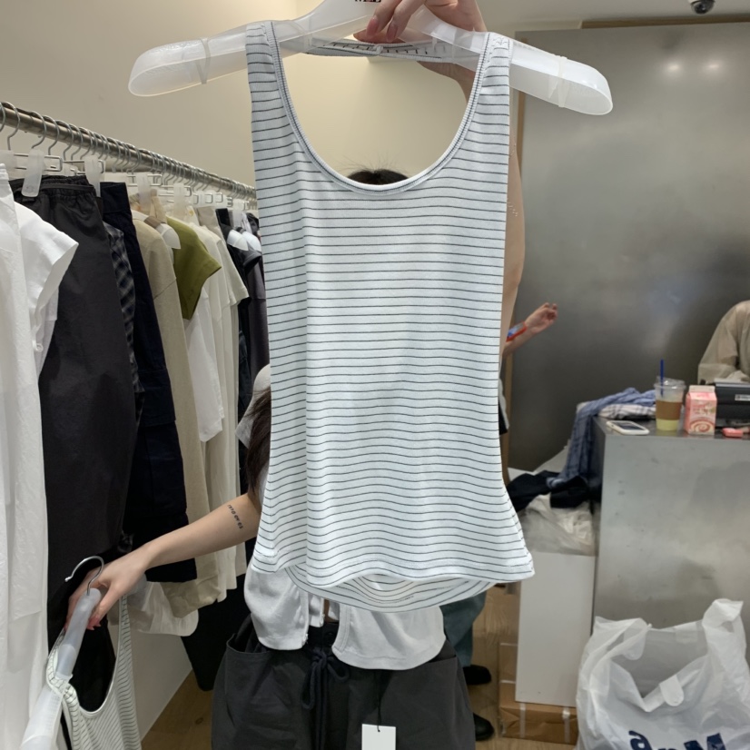 MEET ME韓國直郵女士新款人氣26春夏休閑推薦熱賣吊帶背心MEET ME吊帶/背心圖色1