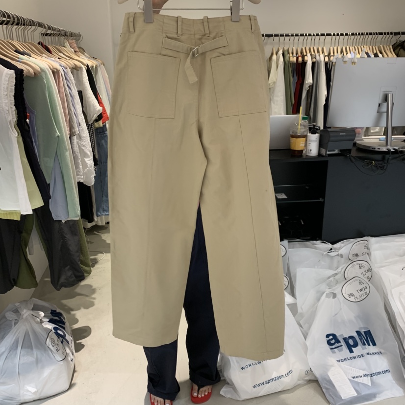PLATE韓國東大門直郵女士新品推薦職業休閑褲不含腰帶人字紋PLATE休閑褲