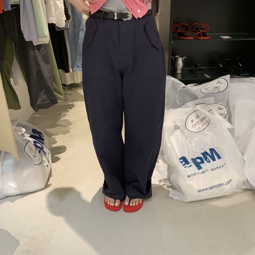 PLATE韓國東大門直郵女士新品推薦職業休閑褲不含腰帶人字紋PLATE休閑褲圖色2