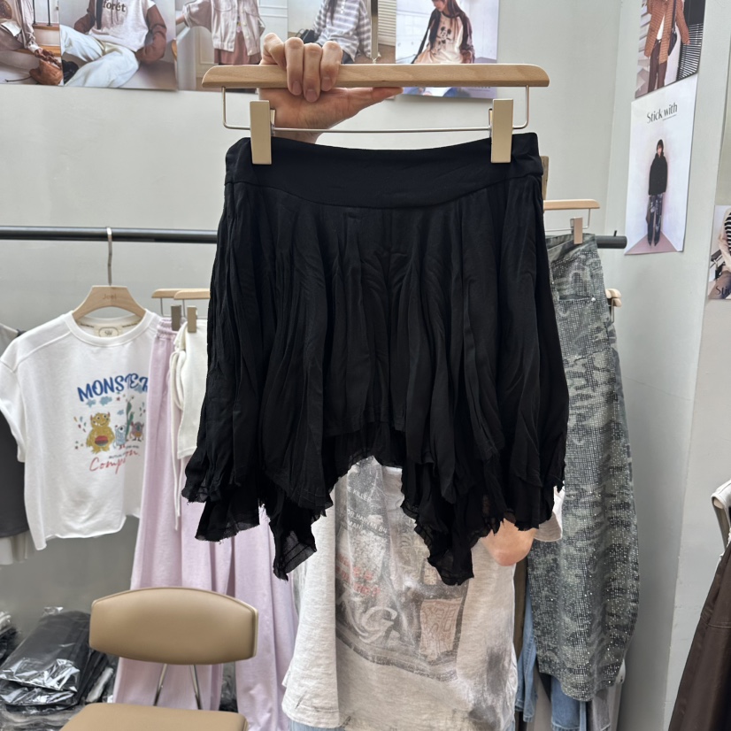 STICK WITH韓國直郵實拍女裝新品時尚人氣休閑熱賣26夏季短裙STICK WITH短裙圖色2